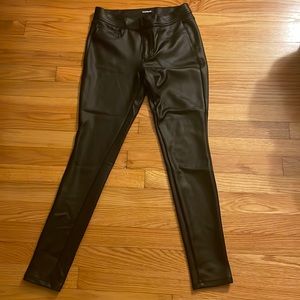 EXPRESS faux-leather leggings